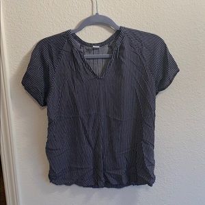 Old Navy, Navy Stripped Blouse Shirt